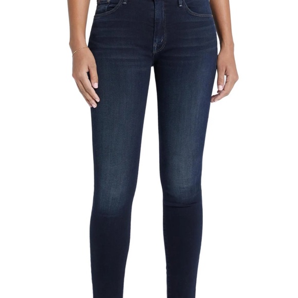 Mother The Looker Skinny Jeans Dark 
